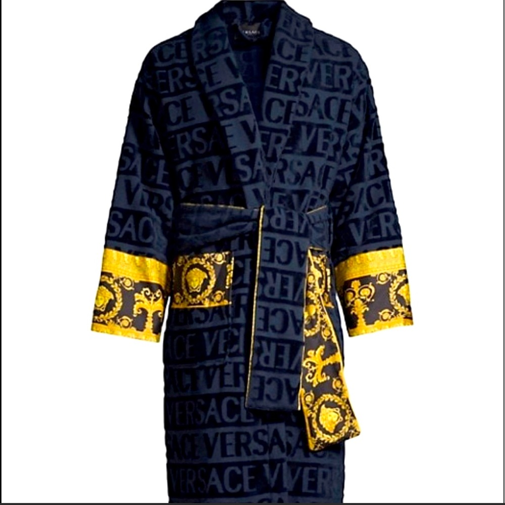 Unisex Baroque Bath Robe Versace Men’s